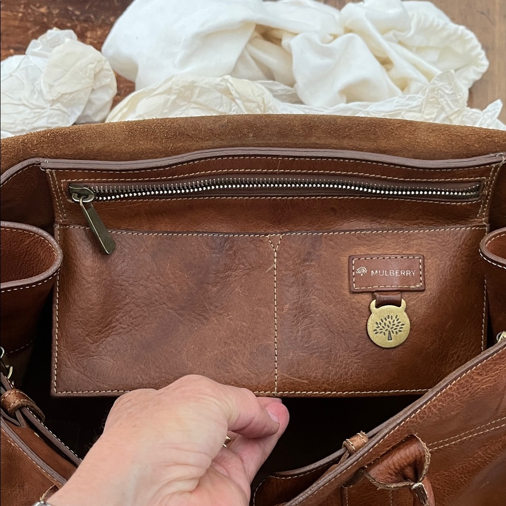 Mulberry Brown Leather Bayswater Tote - Picture 5 of 11